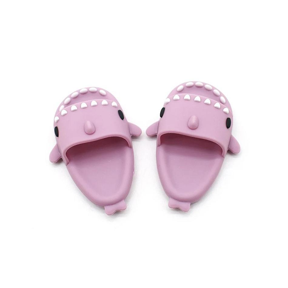 (Shoes Only)17Cm Labubu Accessories Shoes Dolls Can Wear Shark Slippers Fun And Stylish Casual Shoes For Playtime