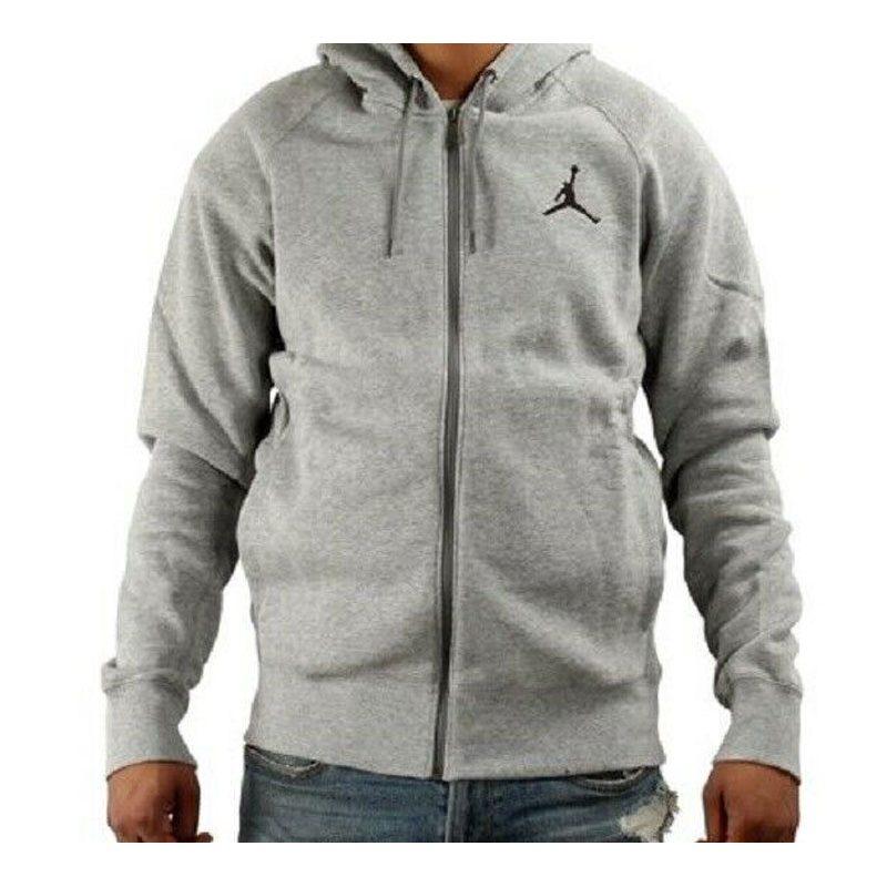 Jordan Jackets Men's Gray Hooded Moderate Other 845861-063