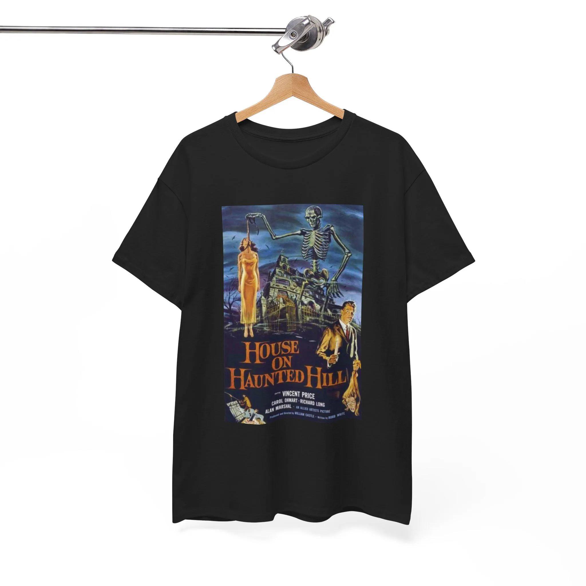 Haunted House Tshirt A Classic Printed Pattern From The 1959 Retro Horror Movie Poster for Women in A Shortsleeved Shirt S