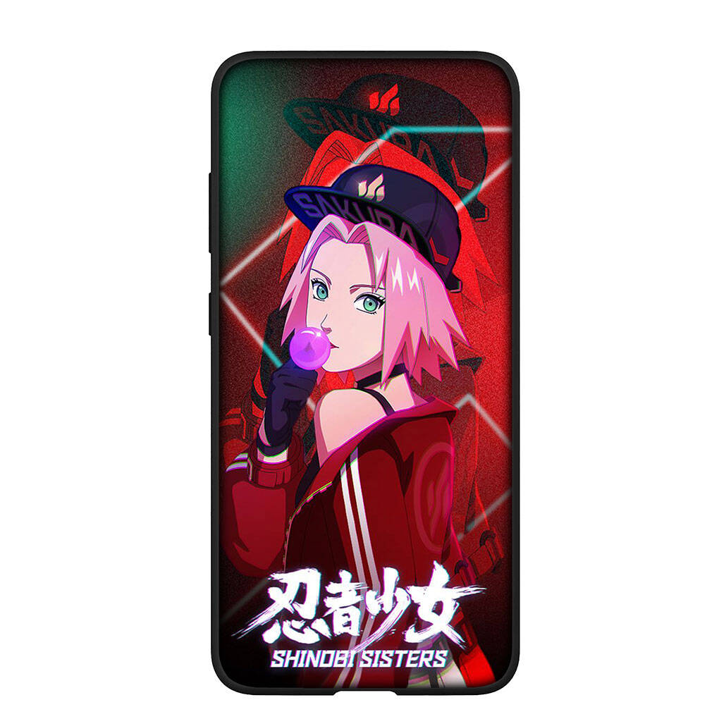 Case for iPhone 17 15 16 Plus Xiaomi Poco X7 X6 F8 F7 C85 C75 Redmi Note 14 12 11 13 Pro Max A4 14C 13C 15C Haruno Cute Sakura Sasuke Kakashi Narutos