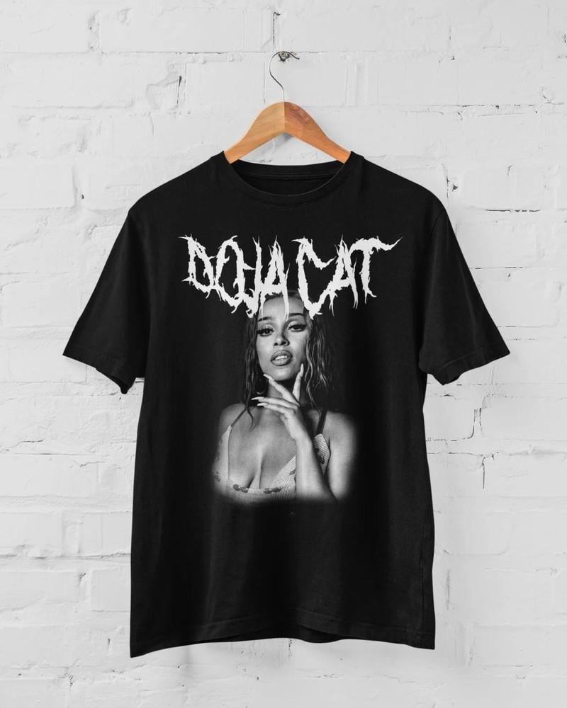 Doja Cat Her Short Sleeve Cotton T- Shirt Black Unisex All Size Unisex T-Shirt M