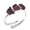 Natural Pink Tourmaline 925 Sterling Silver Jewelry Ring Size Adjustable W0r46