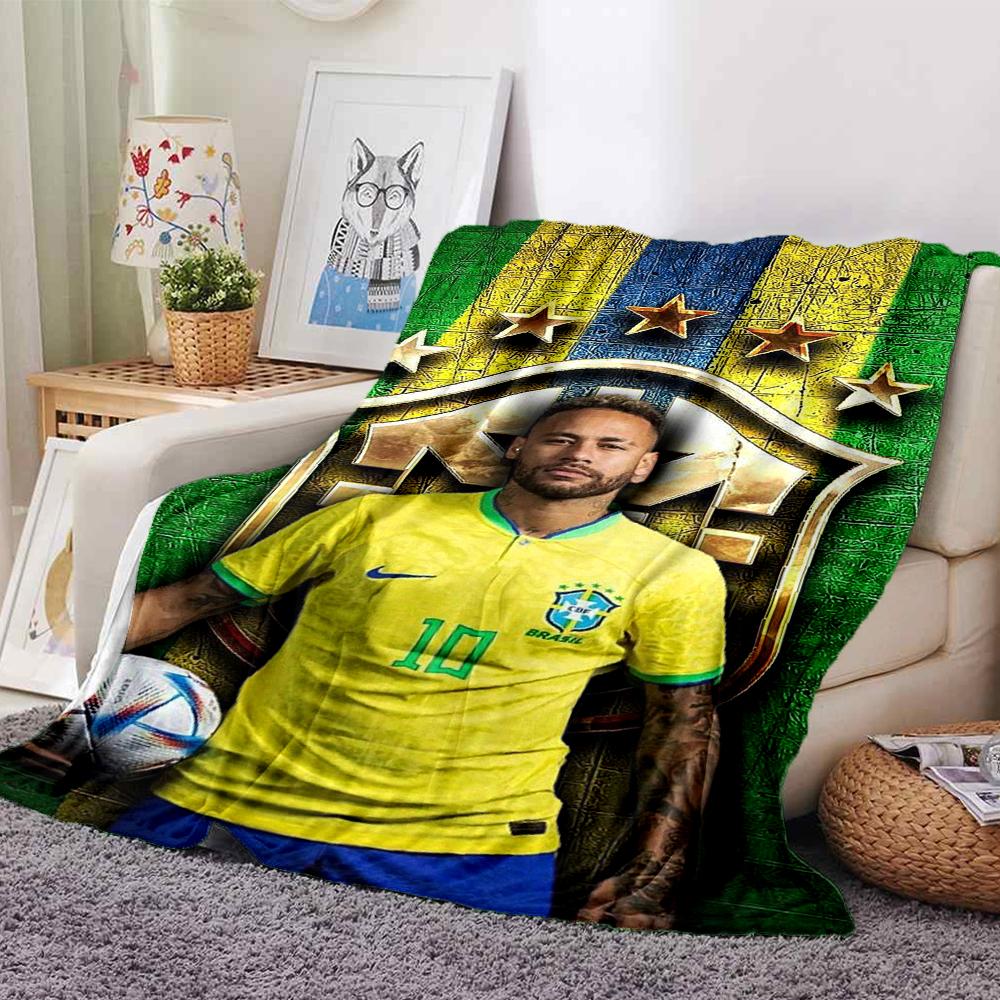 Prince Soccer printed flannel breathable and warm blanket, a stylish home gift, suitable for home, office and bedspread use. 15a166