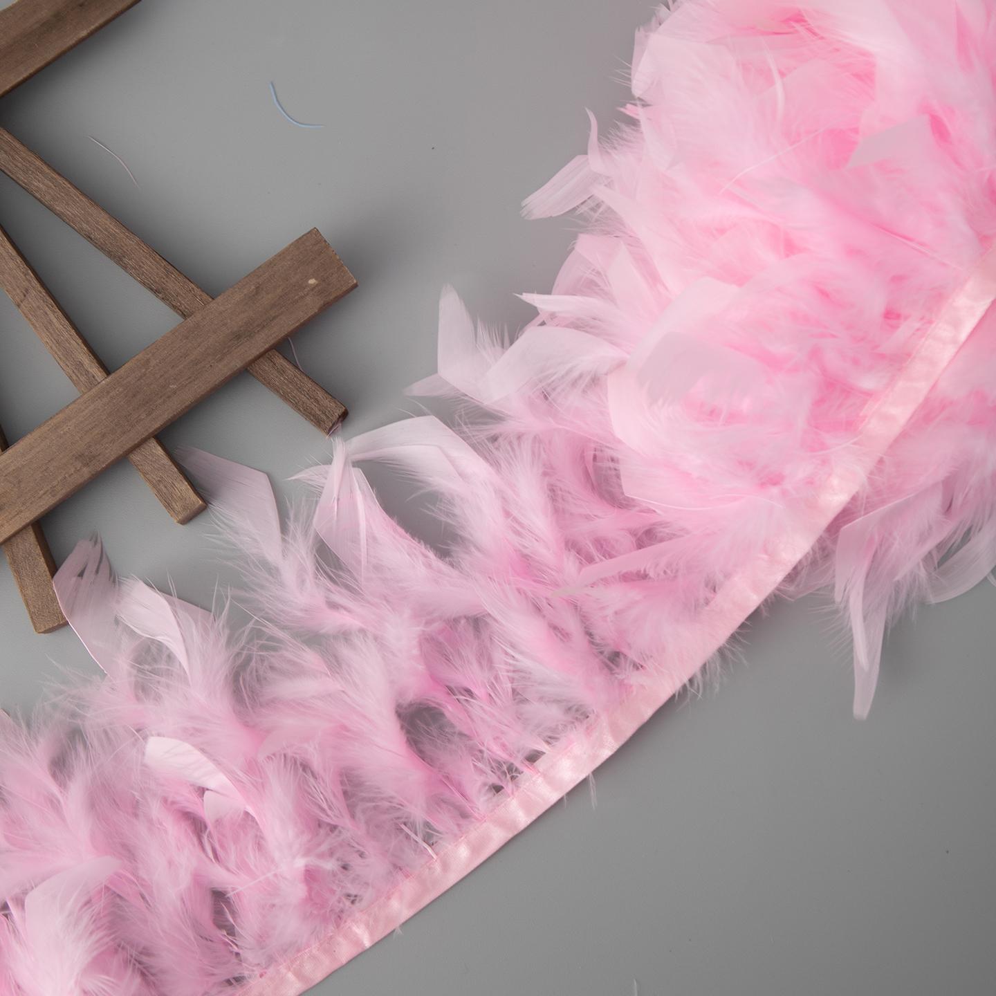 

Feathers Trim Fringe Ribbon For Wedding Dresses Diy Crafts Materials Party Cosplay Feather Woman Costume Home Sewing Decoration 1 Meter