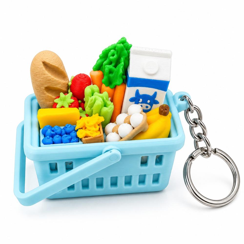 Satisfying Clicking Sound Fidget Toy Cute Basket Appearance Bag Pendant  Release Daily Stress