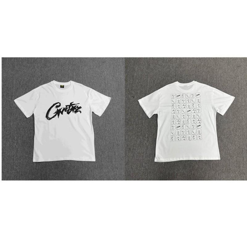 CORTEIZ Short Sleeve T-Shirt Men Women American Street Style Graphic Print 4 Styles Casual Teen Tee