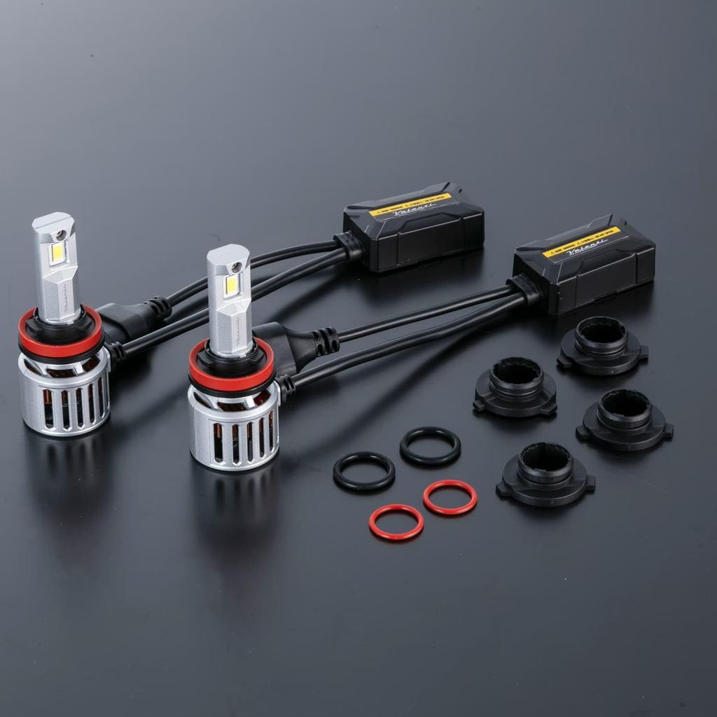 VALENTI Valenti Jewel LED Head LZZ Vehicle Inspection LZZ12 H8HB Pack of 2 Bulbs, Series, Compliant, 6000K, [LZZ12-H8HB-60]