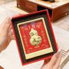 999 Pure Gold 3D Photo Frame Ornament Set for Gifts, Events, and Promotions