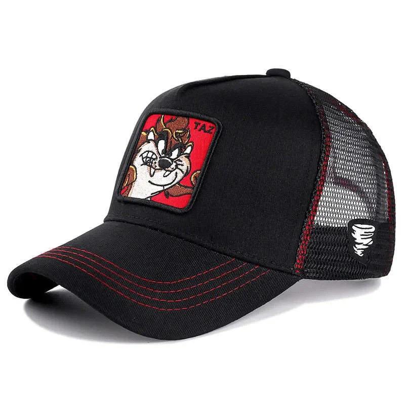 Unisex Anime Cartoon Cap High Quality Patch Draw Baseball Cap Men Trucker Hat