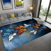 3D Printing Butterfly Carpets Living Room Room Decor Large Area Bedroom Rugs Washable Study Coffee Tables Non-slip Floor Mats