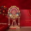 Chinese Style Bride Round Fan Gift for Wedding or Special Occasion