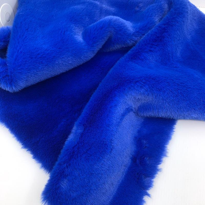 10mm Thickened Imitate Rabbit Fur Plush Fabric Thickened Polyester Artificial Wool Doll Cotton Doll Material Decorative Fabric