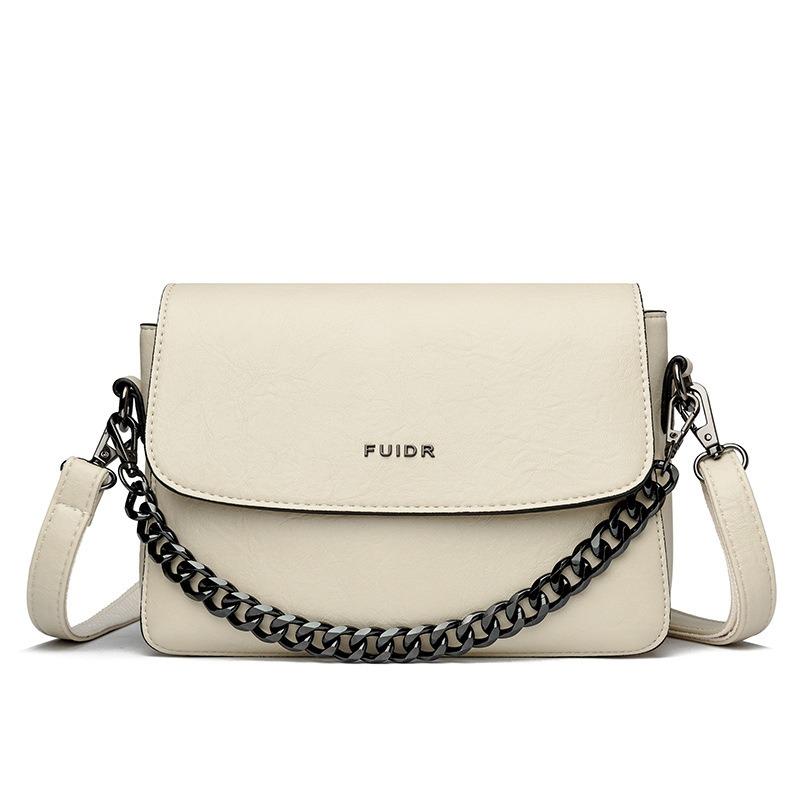 Women's Casual Single Shoulder Crossbody Bag Chain Retro Small Square Bag Postman Backpack Out of The Street Crossbody Bag
