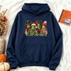 Christmas Pickle Family Funny Pickle Jar Xmas Graphic Hoodie Women Casual Long Sleeve Pullover Humorous Winter Clothes Women