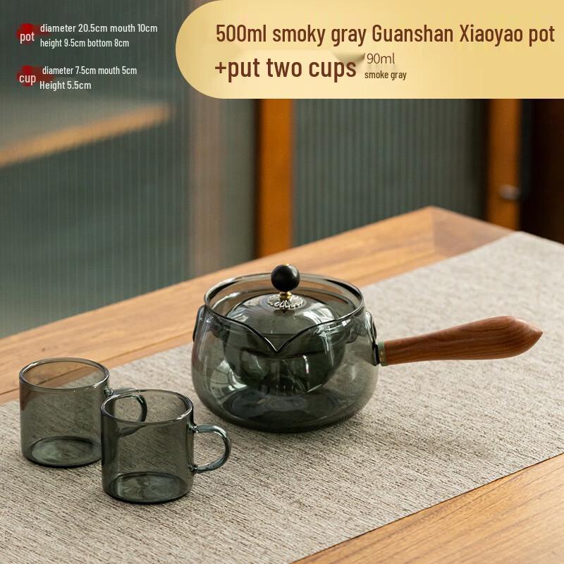 DU360 High Borosilicate Glass Rotating Tea Infuser Set