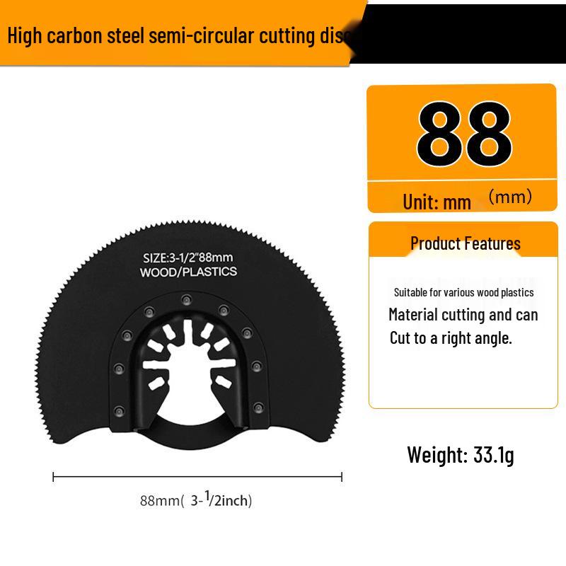 Universal Multifunctional Oscillating Saw Blade for Woodworking and Grinding