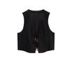 Spring New Arrival Casual Two-Piece Suit Beaded Linen Vest 7901322 Linen Wide Leg Pants 7901222