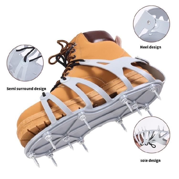Ergonomische Beluchtingsschoenen Zware Sandaal Grasbeluchterschoenen voor het Beluchten van Grond Vermindert Vilt Tuinaccessoires