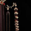 For Girl Flower Costume Props Women Hair Fork Tassel Hairpins Hanfu Hair Sticks Hair Accessories