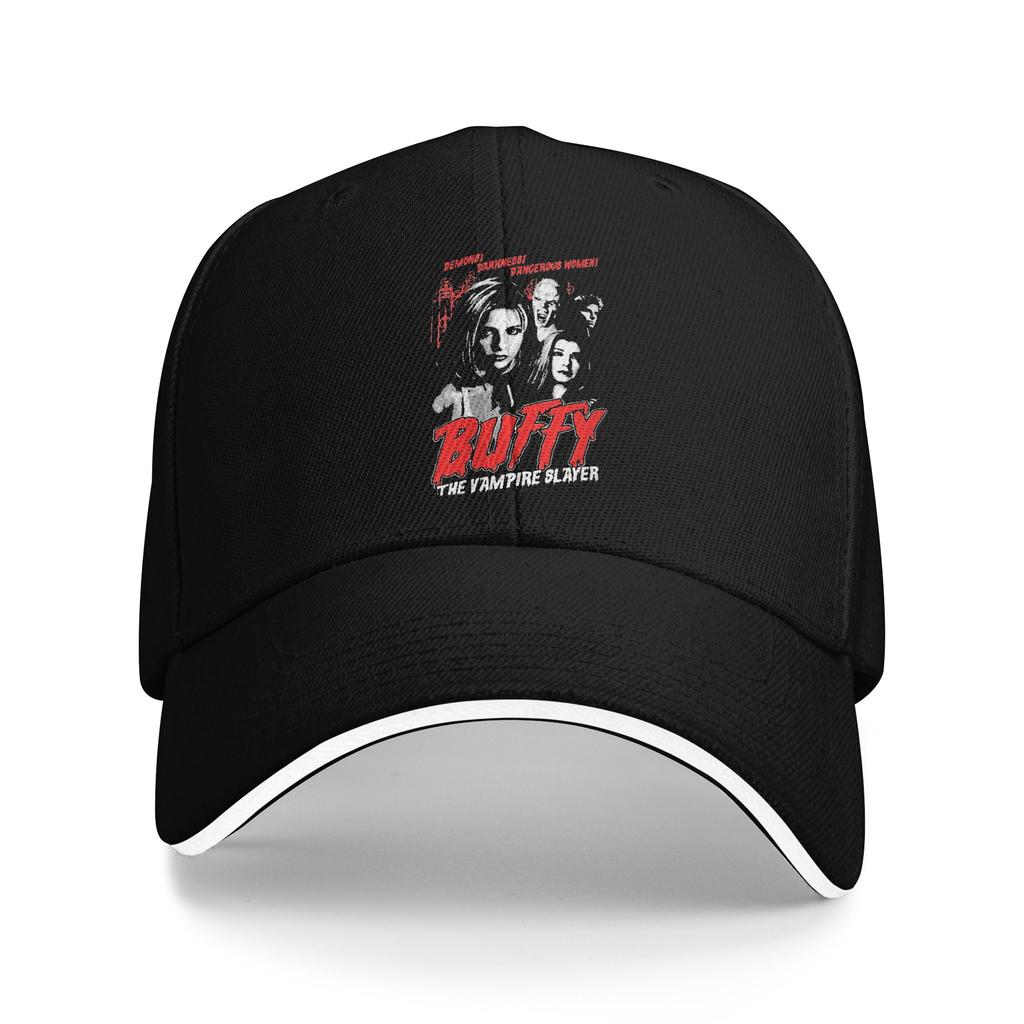 Splatter Buffy Buffy the Vampire Slayer Baseball Cap Popular Sandwich Hat for Unisex Women Adjustable Sun Hat Outdoor