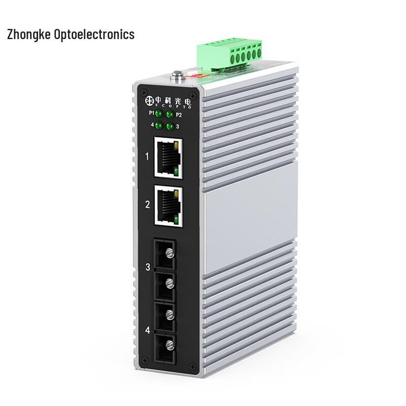 Zhongke Optoelectronics Industrial Fiber Optic Transceiver