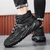 Schnürleder Herren Wanderschuhe Outdoor Trekking Schuhe Neues Herbstdesign Sneaker Rutschfeste Freizeit Lederschuhe Stiefeletten