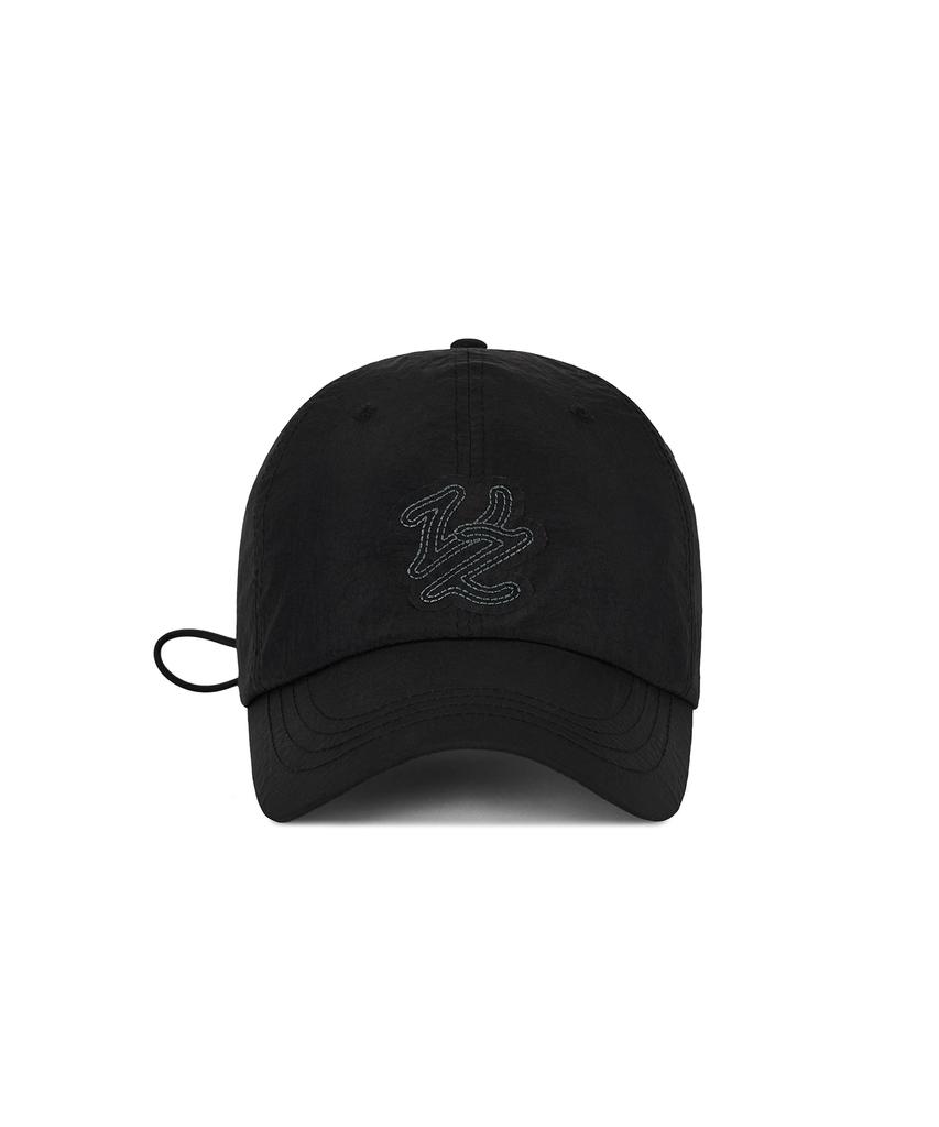 Bajal Flow Vz Nylon Stitch Patch Ball Cap Black