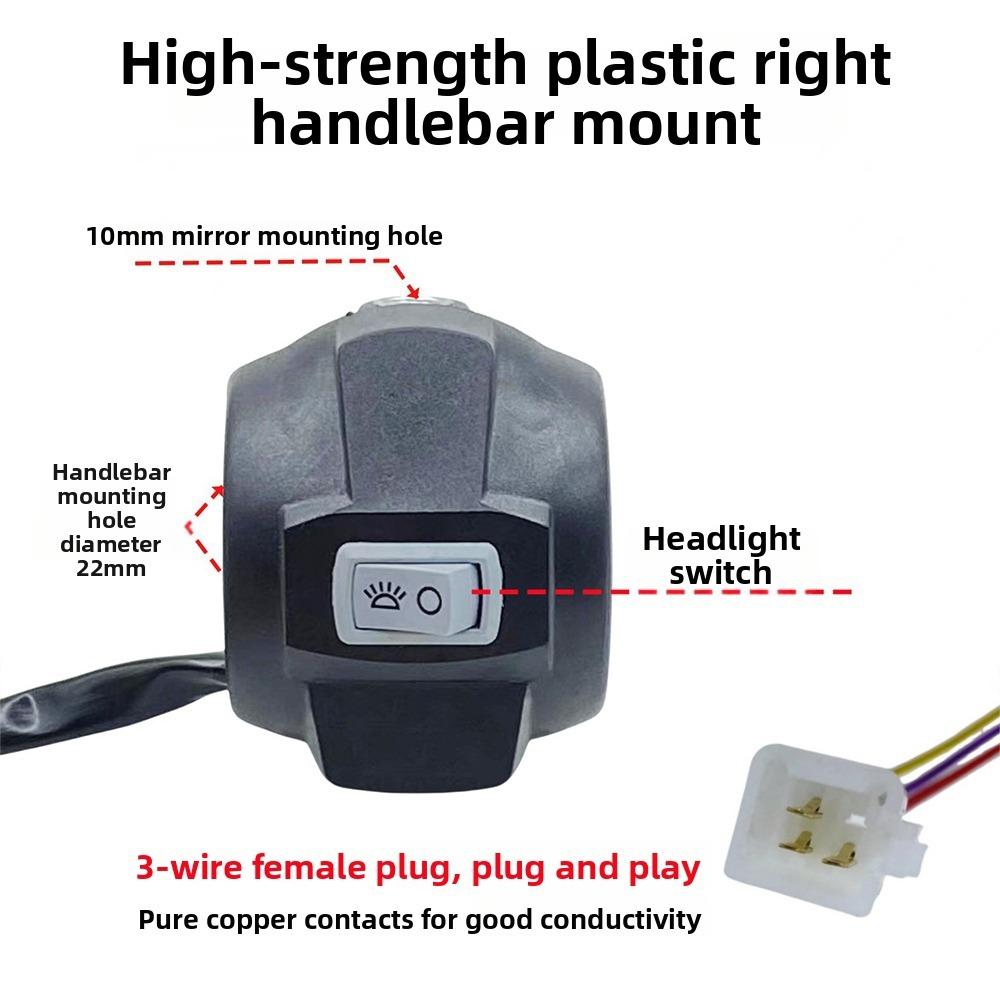 22mm Turn Signal Button Switch Control  For Gy6 50cc 125cc