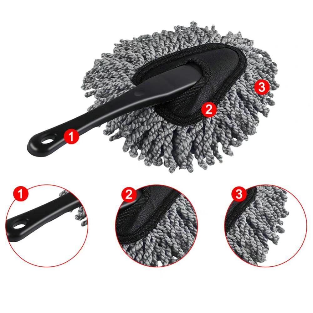 Buy Multifunction Car Wash Microfiber Cleaning Brush Dusting Tool Mop