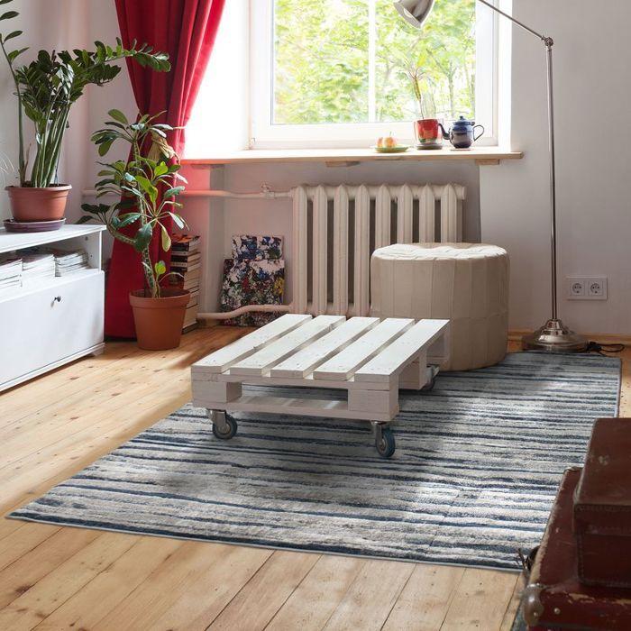 Tapis - THE DECO FACTORY - MIRAGE HORIZON - 120x170 cm - Effet marbré - Intérieur