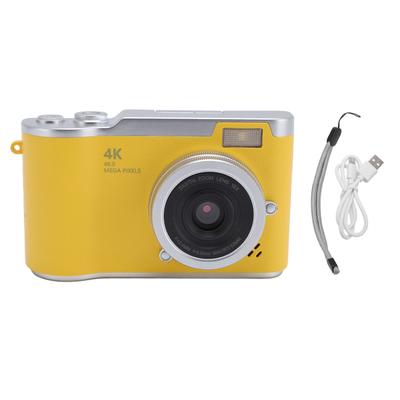Digital Camera 4K 48MP 18x Zoom Auto Focus 2.4 Inch Screen Built In Fill Light Compact Students