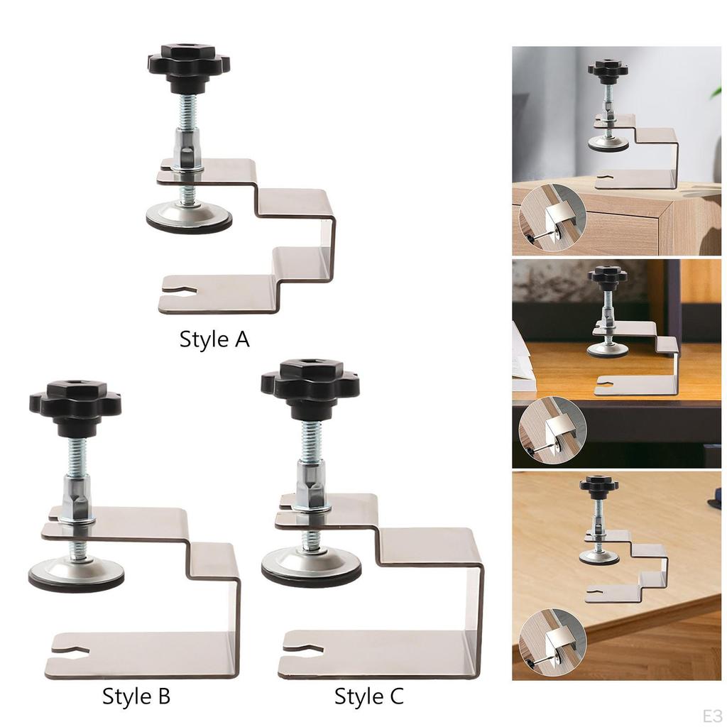 Clamp Fixed Auxiliary Cabinet Sturdy Plate Mounting Clip Carpenter Metal