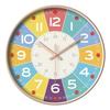 Neue 8 Zoll Runde Wanduhr Modernes Design Leise Zeitmesser Für Kinder Wohnzimmer Schlafzimmer Lernuhren Dekorationszubehör
