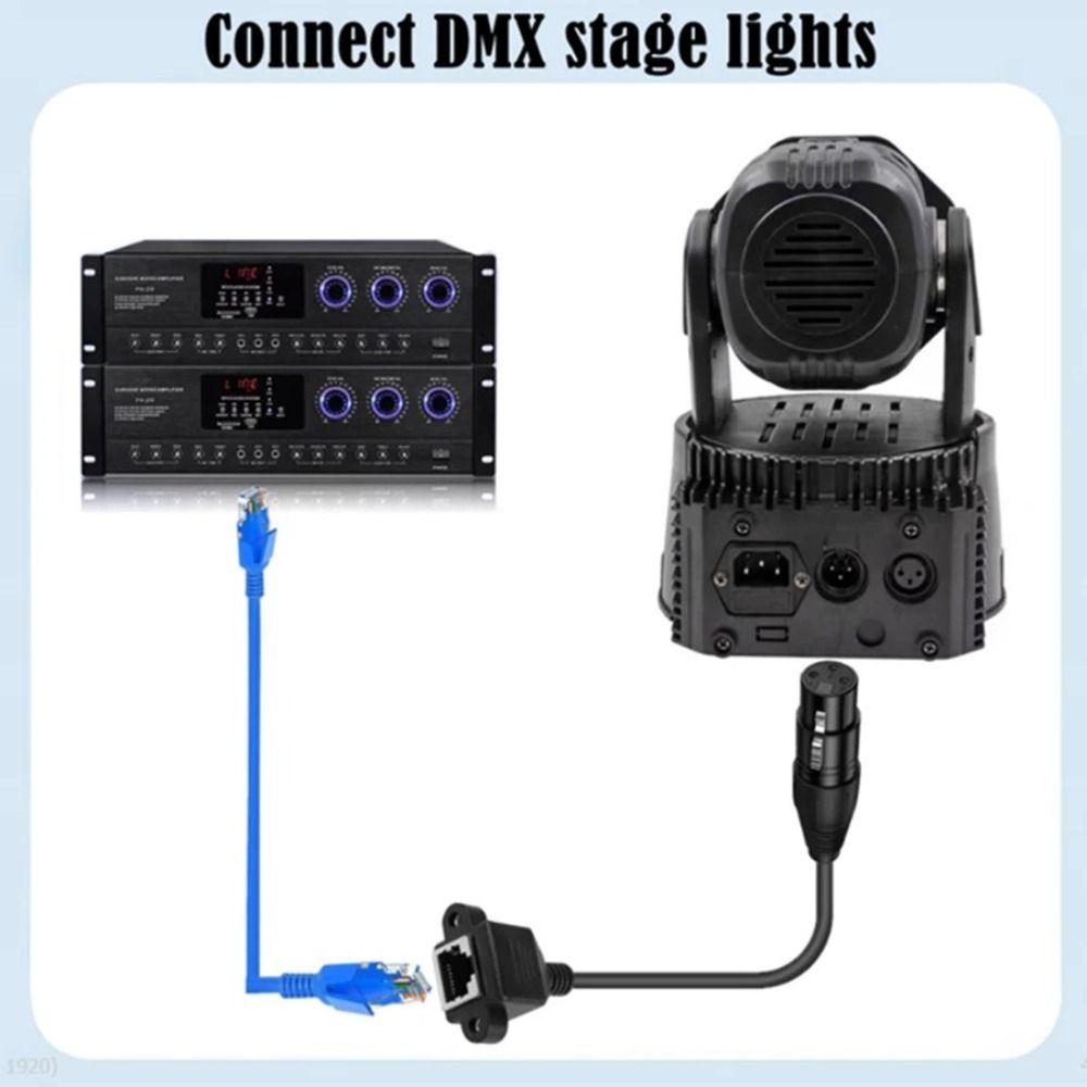 30cm RJ45 Network Connector ABS Extension Cable for DMX-CON Controller Series