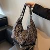 Yogodlns Large Leopard Shoulder Bags Women Fashion Big Packages Lazy Style Hobo Bags Autumn And Winter Leisure Or Travel Bags