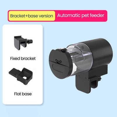 Automatischer Fischfutterautomat für Aquarium Auto Fischfutterspender mit Timer für kleines Becken Betta Schildkröte Batteriebetriebenes Fütterungsgerät für Flocken Pellets