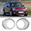 Electroplated Car Lamp Shield Vehicle Light Protections Vehicle Exterior Accessories Simple Installation for R55 R56 R57