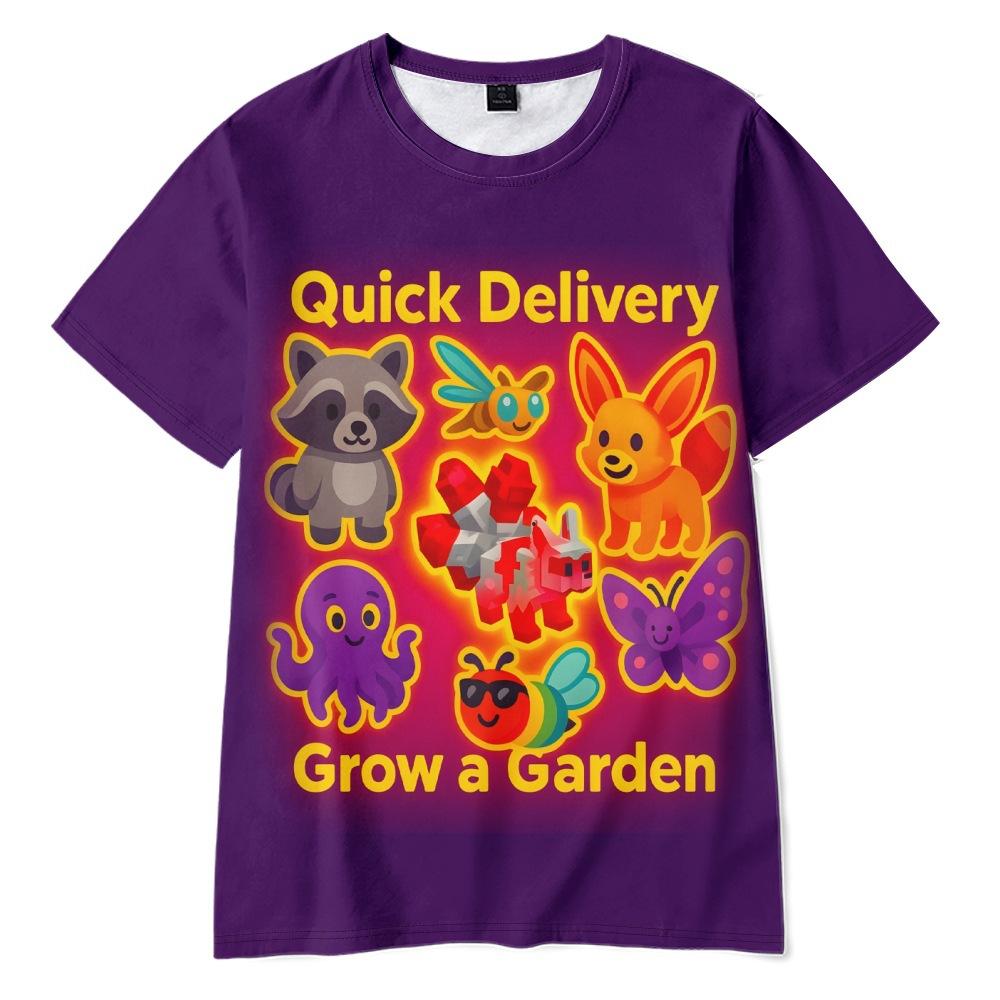 17 Colors Grow A Garden Merch 2025 Tee T-shirt Merch Men Short Sleeve Tee Unisex Tops Clothes Causal Female Y2K Tops