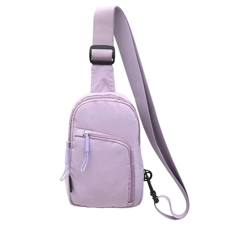 Exquisite and Fashionable Small Men's and Women's Breast Bags, Mobile Phone Bags, Spring New Light Commuter Shoulder Messenger Bags