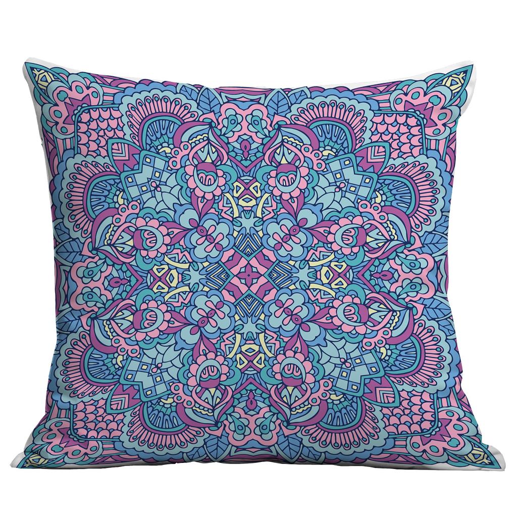 Ethnic Style Mandala Pillowcase New Style Painted Geometric Art Abstract Home Decoration Pillow Cushion Cover