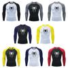 Men's Running T Shirt Gym Jersey Breathable Short Sleeve Undershirts Tops Spider Print Compression Shirts for Men