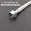 30-200cm PVC Braided Hose High Pressure Bathroom Water Inlet Hose Garden Water Pipe  Toilet Basin