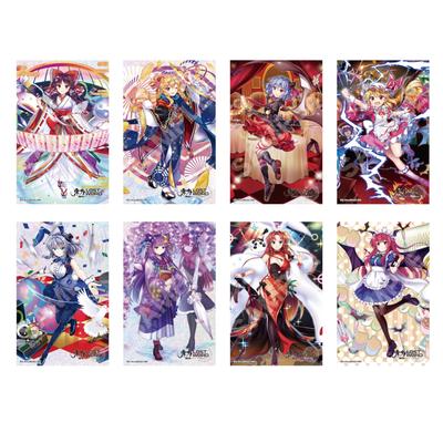Adesivos de Cetim Touhou LostWord Caixa de 8 Peças