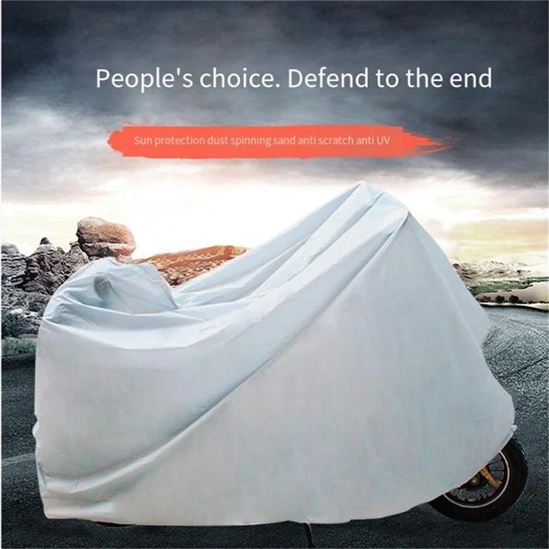 Waterproof Motorcycle Cover Outdoor Indoor Bike Scooter Protection Case Rain Dust UV Proof Sun Protection for Motorbike