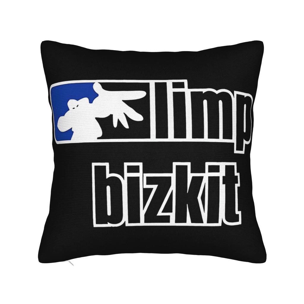 Rap Limp Bizkit Band Square Pillow Cases Rock Cushion Cover Custom Zipper Decor Throw Pillow Case Cover for Seat xcm
