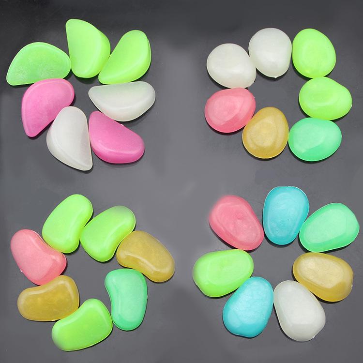 Luminous Stone 2.5-2.7cm - Fluorescent Pebble for Garden, Aquarium, and Landscaping