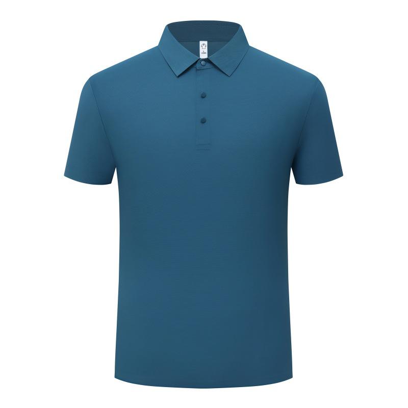Herren Stretch-Poloshirt aus Eis-Seide: Sommerlich leicht, hochwertig Business Casual, kurzärmlig, Umlegekragen