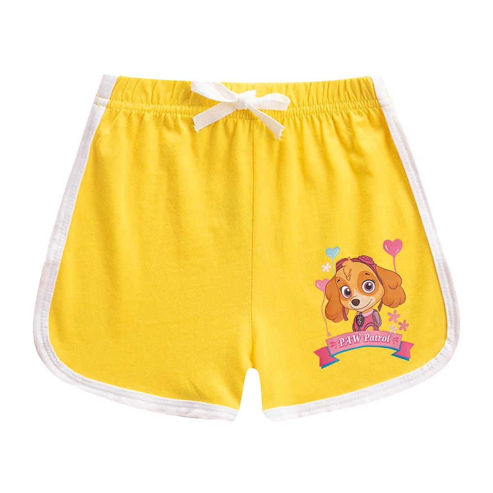 Paw Patrol Girls' Stylish Summer Outfit Set – 2022 Fashionable Short-Sleeve Two-Piece for Small & Medium Children