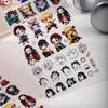 Sky Demon Slayer Fall Festival 3D Embossed Large Four-Person Anime Sticker for Phone DIY
