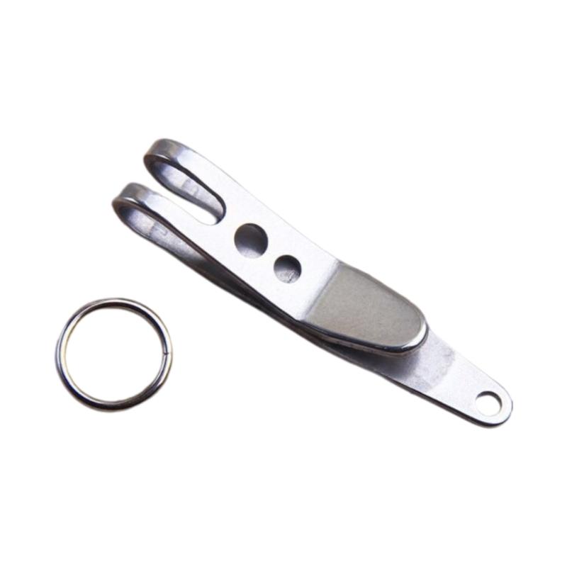 

Multipurpose Metal Suspension Clip Keychain Keyring Outdoor Equipment Camping Hiking Everyday Carry Essential Key Holder